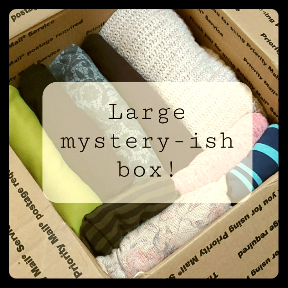 (Sort of) mystery box of size L tops!